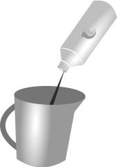 8. Maintenance. MEGA - A Each week. Deliming. GB 1. Pour 50 ml deliming liquid in the pot and fill it up with cold water. 2.