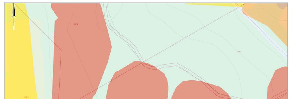 Sida 3 (4) 4 Markförhållanden Det aktuella området utgörs av skogsmark. Ingen tidigare verksamhet är känd inom den aktuella ytan.