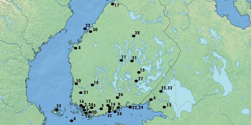 skelettgravar i Rikala i Halikko (nuv. Salo) socken, Egentliga Finland samt två ex.