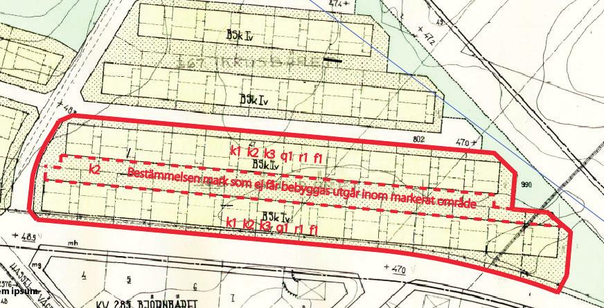 Pågående markanvändning Området som omfattas av planändringen används för bostadsändamål. Planområdet omfattar 22 enfamiljsbostäder.