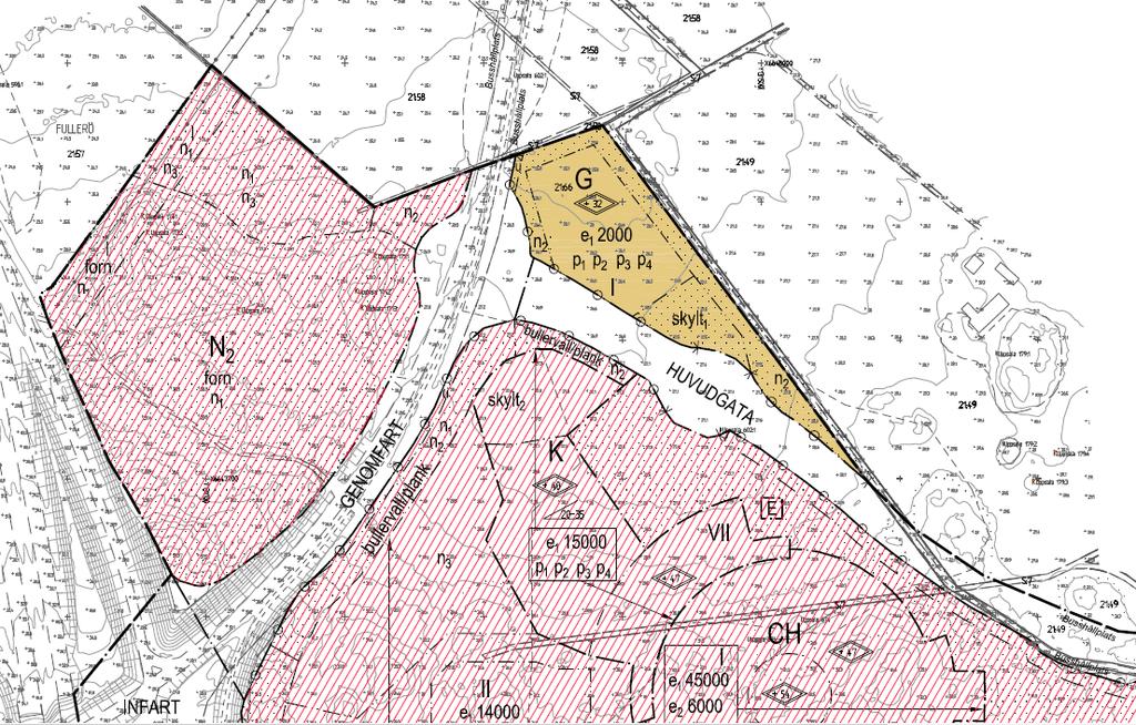 miljöpåverkan på landskapsbild och kulturmiljö samt klimat, åtgärder bör därför utredas i samband med fortsatt planering av området.