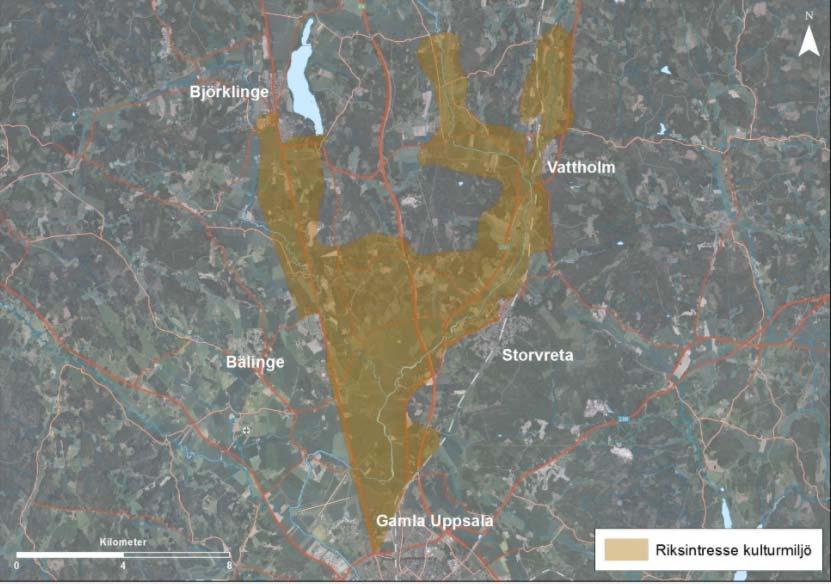 Landskapsbild Förutsättningar Detaljplaneområdet ligger i gränsområdet mellan det öppna slättlandskapet och skogen.