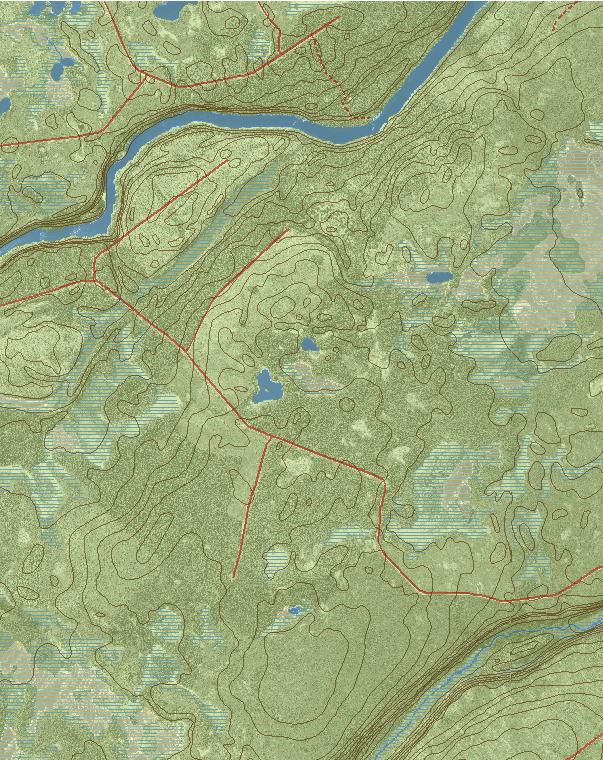 511-10034-09 NR2014856 Bilaga 1 Naturreservatet Kurkkiorova Area ca 444 ha Skala 1:20 000 Kurkkiorova Saarijärvi Nuorukkavuoma