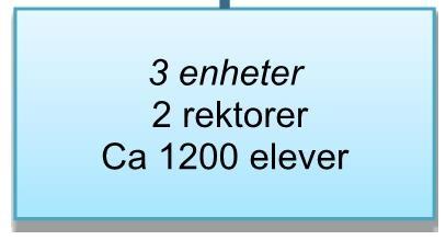 Därefter delas förvaltningens verksamhet in i tre delar utifrån respektive skolform.