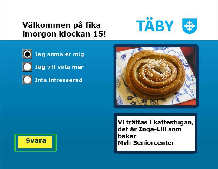 Resultat - de äldres användande Inbjudningarna som skickades ut av vårdpersonalen ökade deltagandet i olika aktiviteter Användandet ökade den sociala kontakten, men några