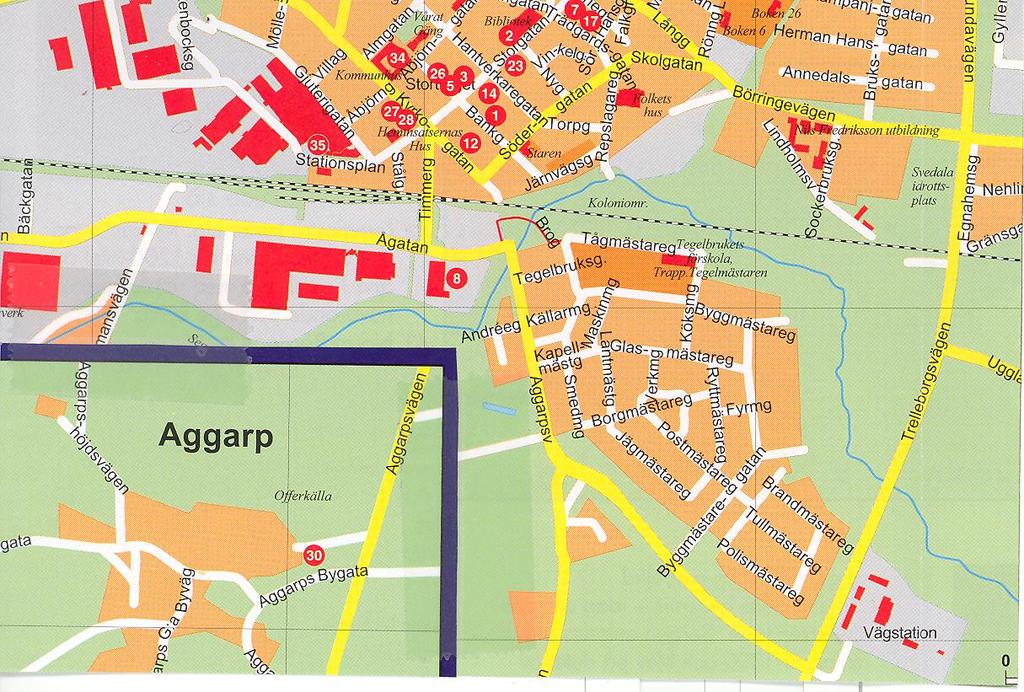 KAPITEL 9 OBJEKTSREDOVISNING FÖR SVEDALA, BARA OCH KLÅGERUP TÄTORTER 24 9.1 Svedala tätort 1. TEGELBRUKSOMRÅDET Igångsättning 2003. Utbyggnad t o m 2019.