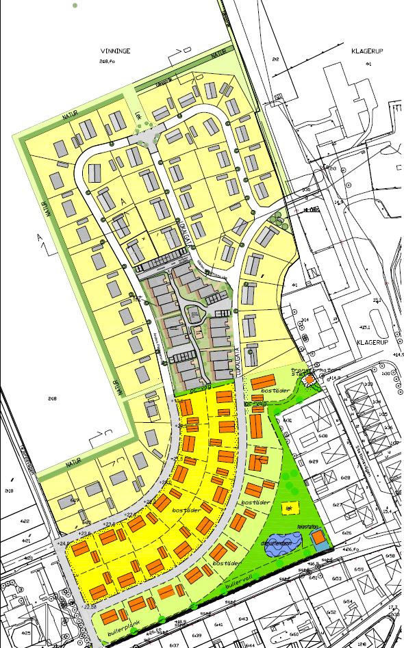 9.3 Klågerup 35 9.3.1-2 VINNINGE 2:18 OCH TEJARP 6:25 Igångsättning 2008 Detaljplan Exploatering Ja.