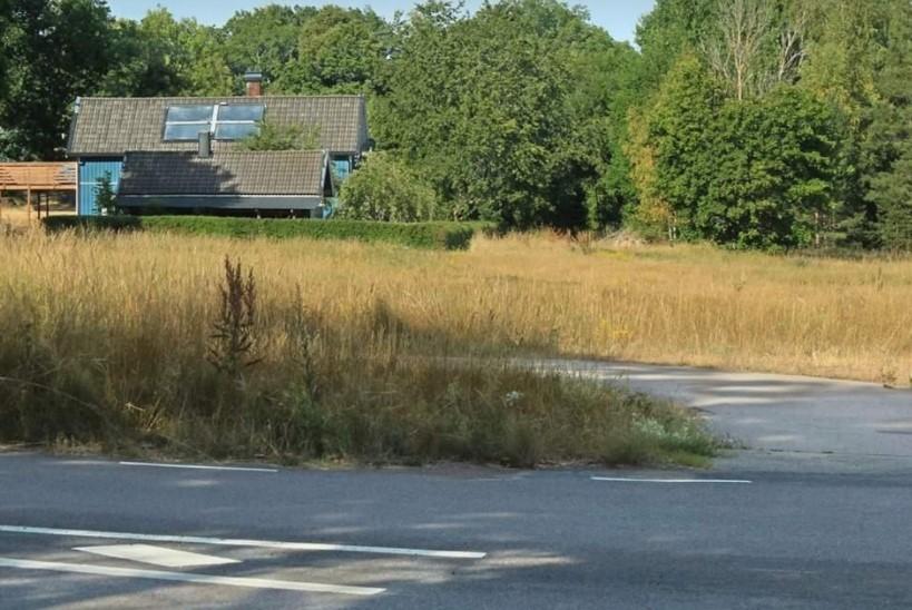 och här slutar vår lilla vandring vid Fliseryds f d järnvägsstation, den blå