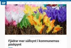 Foto: SVT/TT Fågel eller fejk så ser du skillnad på fjädrarna Hos organisationen Djurens rätt har man länge kämpat för att få stopp på påskfjädrarna.