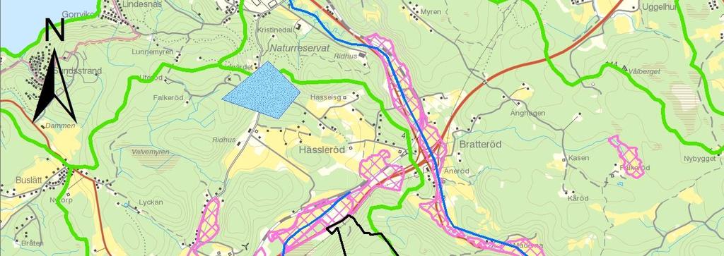 Köperöd-Bratteröd DF 1905 Stora Hessleröd m.fl. TF 1927 Bodeleån Torkelsröd m.fl. DF 1913 Koppungeån Forshällaån Figur 13.