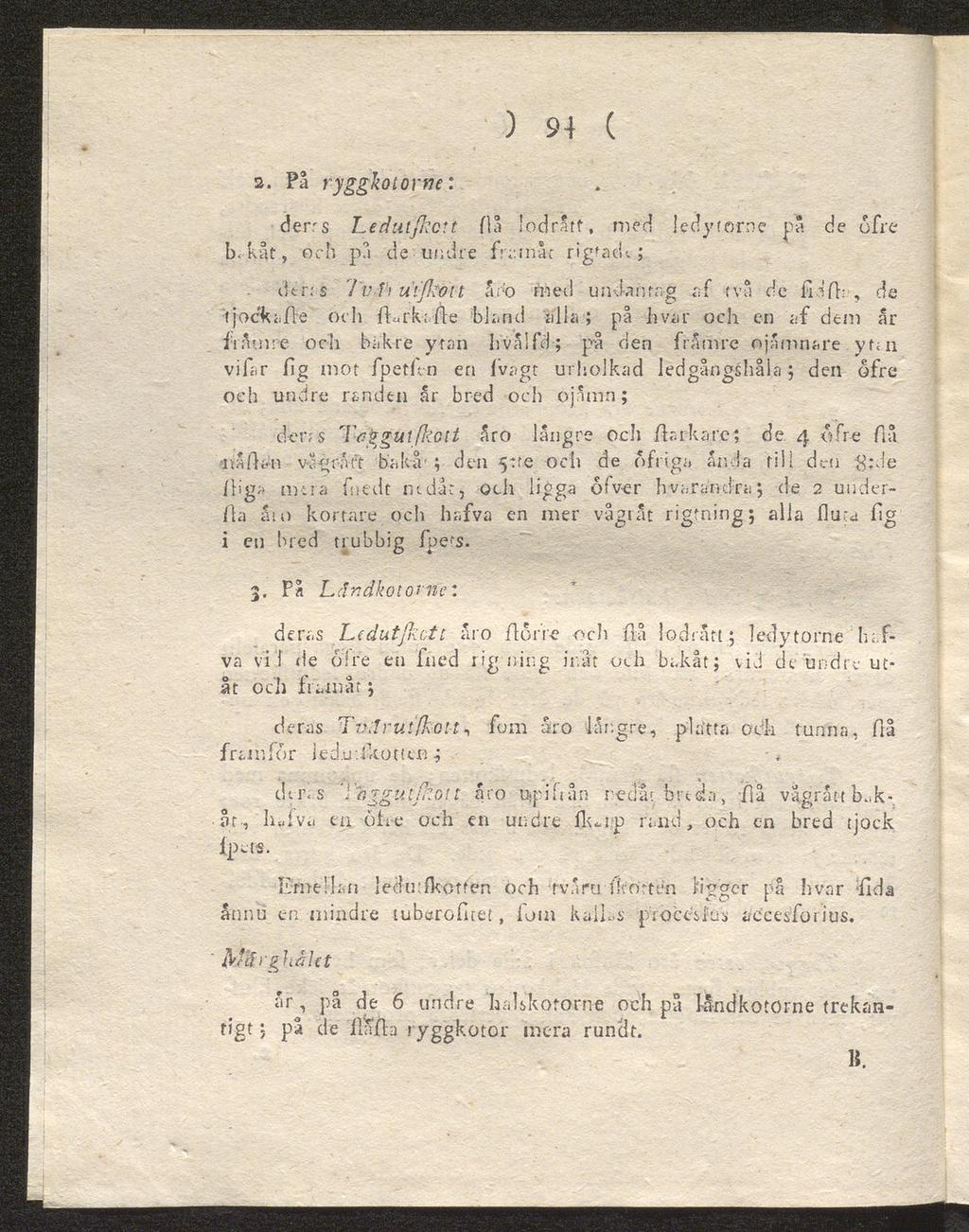 " ) 94 ( 2. På ryggkotorne: derrs Ledutffictt flå lod ratt, med le dy forne på de 6 fre b.