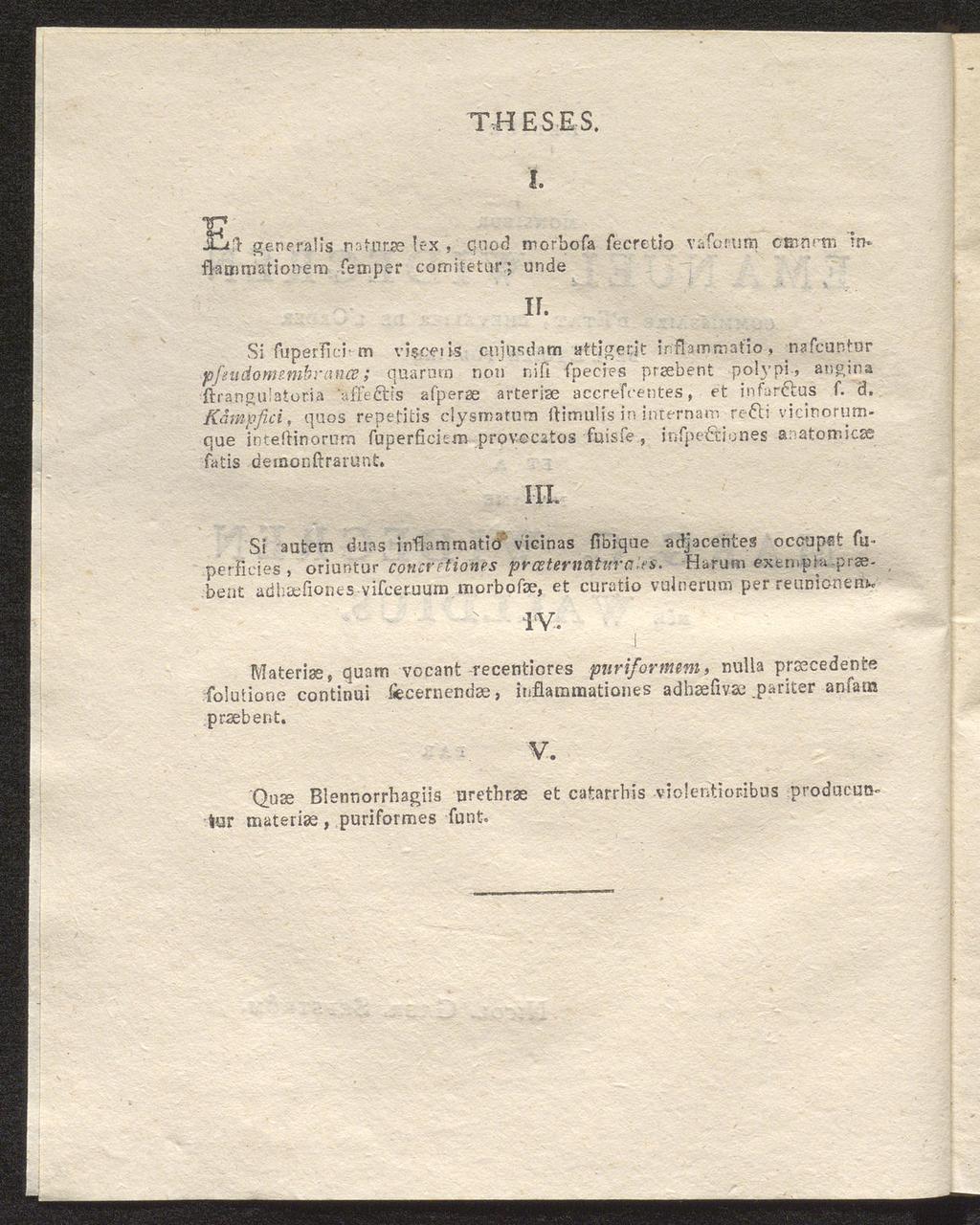 THE SES. I. IS;} generalis tiatcr.se U-x, quod morhofa fecretio vafururaj cmnrtn in flammationen) femper comitetar; unde IF.