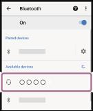 Röstvägledningen säger Bluetooth connected (Bluetooth ansluten). Tips Ovanstående metod är ett exempel. Mer information finns i bruksanvisningen som följde med din Android-smarttelefon. OBS!