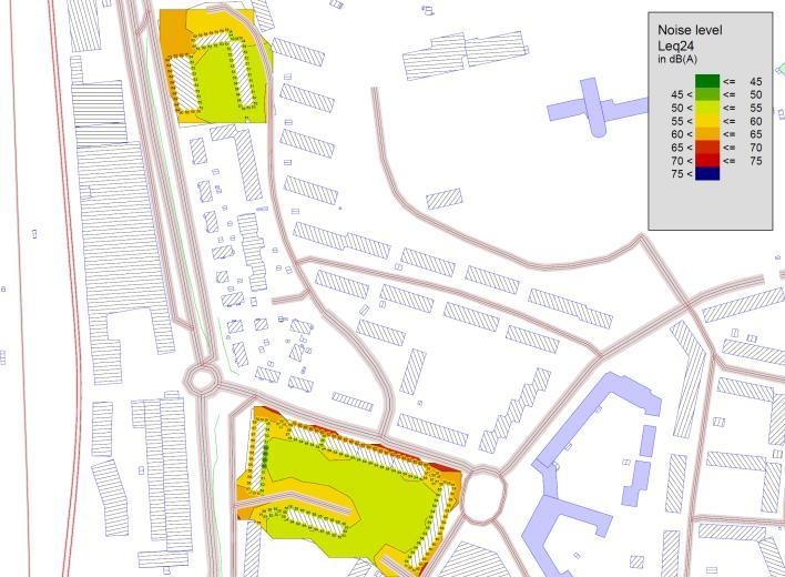 Bullerkarta SBK 2015 Teknisk försörjning och mark Projektet bedöms rymmas inom befintlig infrastruktur. Se dock synpunkter från Kretslopp och vatten.