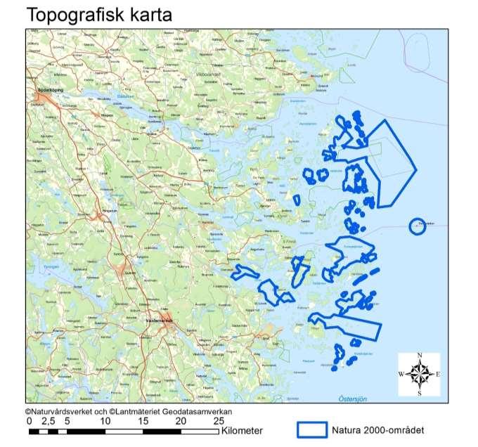 Natura 2000-område Natura 2000-kod Diarienummer Sida 58 av 109 Översiktskartan visar att Natura