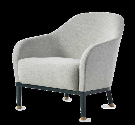 Edith Edith I was listening to Edith Piaf when I was designing this chair and thought: this chair is going to be extremely comfortable, so that you can sink into it,