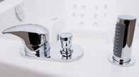 Blandarpaket med vattenfall (Till endast badkar) : 5 490 Kr Luftmassage, Airblower En stimulerande luftmassage med integrerade jets i badkarets botten.