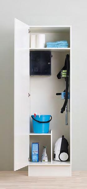 Övriga ytor, inredning STÄDSKÅP, STANDARD Marbodal GARDEROB, STANDARD Marbodal LINNESKÅP, STANDARD Marbodal Bredd 60 cm Lucka vit slät Bredd 60 cm Lucka vit slät Bredd 60 cm Lucka vit slät HANDTAG,