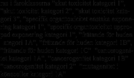 39.5004 4 U Anläggning där det per kalenderår förbrukas högst 500 kg organiska lösningsmedel. HANTERING AV BRÄNSLEN OCH ANDRA KEMISKA PRODUKTER 20 kap 1 39.