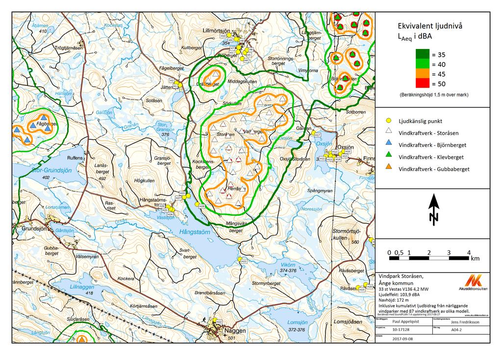 Resultat - Ljudkarta A04-2 - Storåsen Kumulativt Dokument: 10-17128