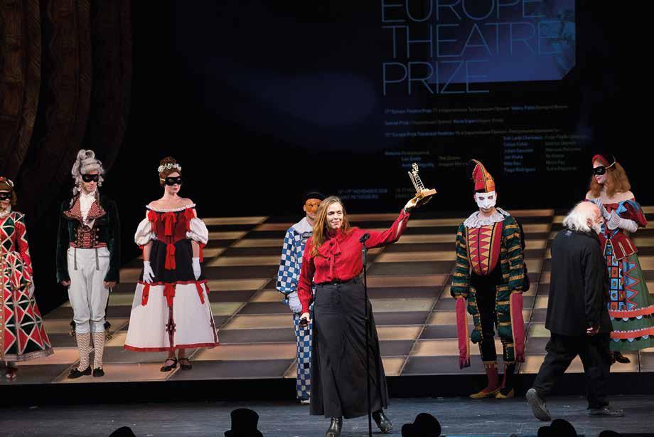 EKONOMI OCH ORGANISATION Partnerskap och priser International Theatre Institute, European Festivals Association, European Union of Theatre Schools and Academies samt tidigare vinnare, teaterkritiker