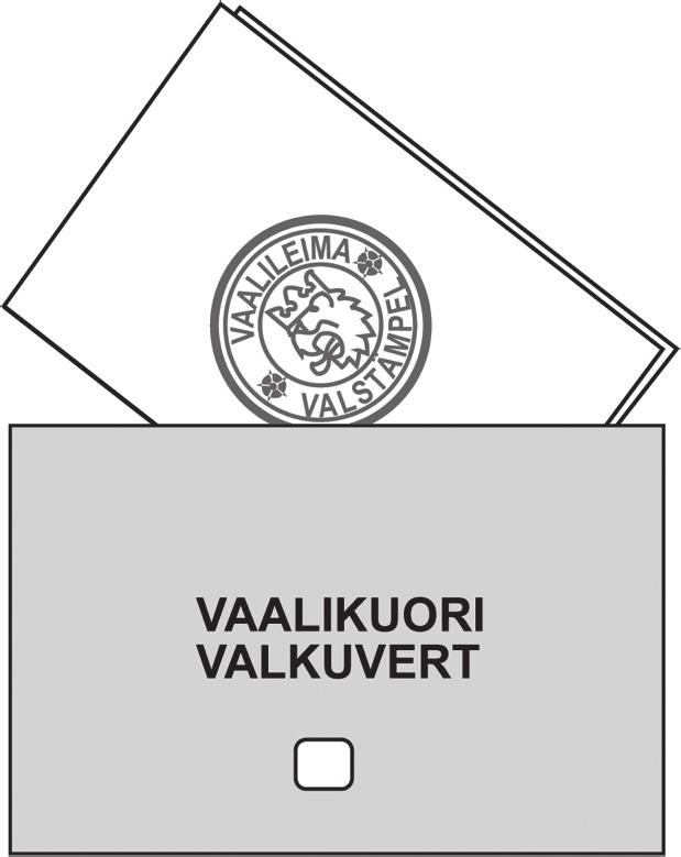 29 Röstsedeln ska stämplas i väljarens närvaro och så att väljaren hela tiden har röstsedeln under uppsikt.