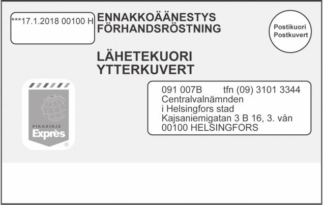 41 Valförrättaren bör ännu kontrollera att såväl valkuvertet som ytterkuvertet är väl tillslutna. Valförrättaren ska förvara de mottagna ytterkuverten omsorgsfullt och säkert.