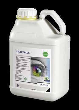 Select Plus Select Plus används mot gräsogräs i många olika tvåhjärtbladiga grödor Bredverkande gräsogräspreparat med effekt på gröearter Enkel hantering då det är en färdigformulerad produkt Mot