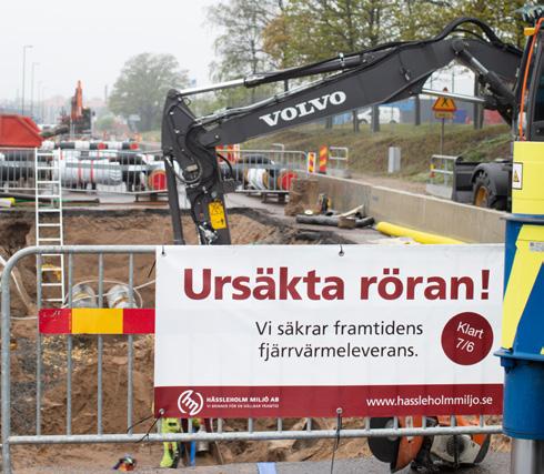 FJÄRRVÄRMENÄTET MODERNISERAS I Matthsz Håkasso, udhållssamoda.