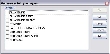 Databaser Generera subtypslager Funktion flyttar subtyper i ett lager till ett eget