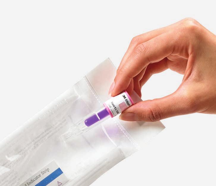 Snabb avläsningteknik so den biologiska indikatorn 3M:s väletablerade teknologi för snabb avläsning av biologisk