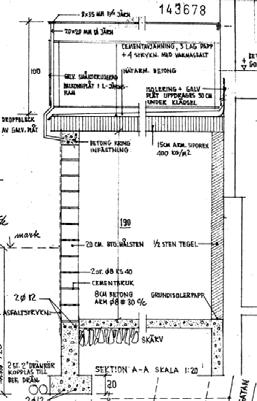 8 (29) Bräcke 38:23 Envåningshus plus källare. Byggnadsår 1939. Grundlagt på plintar av betong med hel bottenplatta i källarplan.