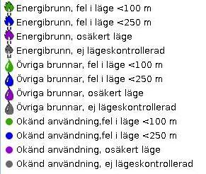 Energibrunn på Värstaborg N Figur 9: Utdrag ur Sveriges Geologiska Undersökningars (SGU) brunnsarkiv över Njurundabommen. (Uttag 130412) 2.