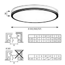 Munkegaard nfälld Design: Arne Jacobsen Koncept: Armaturen ger intryck av en glasskiva som svävar strax under taket, en effekt som främst skapas av ljusutsläppet mellan glasskivan och taket.
