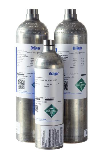 Dräger X-am 2500 05 Tillbehör Kalibreringsgas och tillbehör D-0494-2018 Genom att kalibrera utrustningen försäkrar du dig om säker drift och