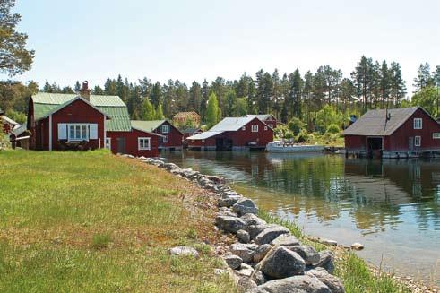 Bilder från fiskelägen längs Jungfrukusten Jungfrukusten är kuststräckan i Gävleborgs län, från