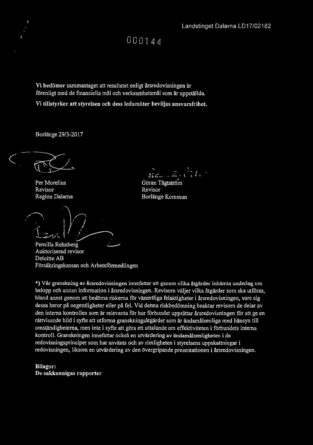 . - Auktoriserad revisor DeloitteAB Försäkringskassan och Arbetsronnedlingen - -- I 6 l c: _,.. ~-. t 1.
