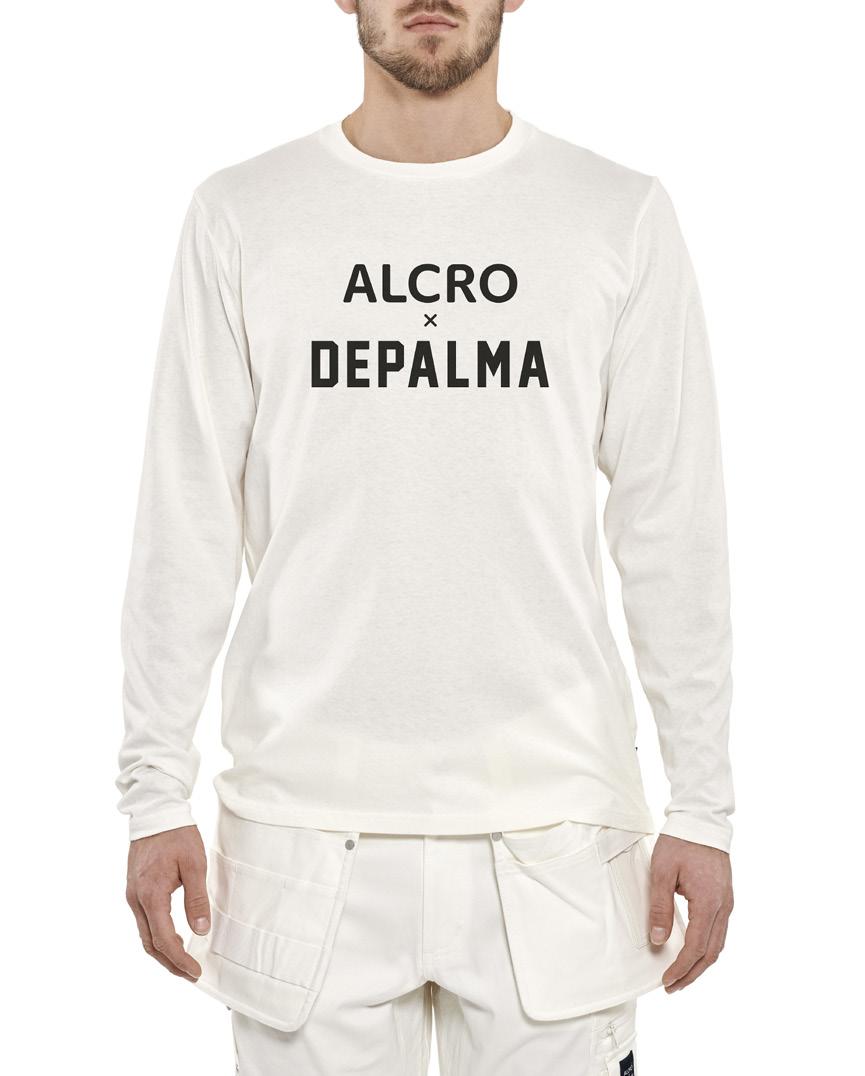 ALCRO L/S T-SHIRT L/S T-shirt 001 Vit 100% Cotton