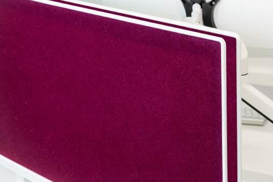 BORDSSKÄRMAR Soundscreen Soundscreen är den enda bordsskärmen på marknaden där man enkelt kan byta ut