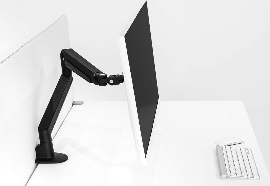 MONITORARMAR Våra monitorarmar ger dig full frihet på skrivbordet. Monitorarmar frigör bordsyta och ger flexibel anpassning av bildskärmen för bästa ergonomi.