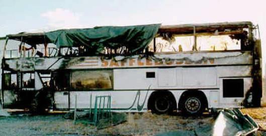 Räddning vid stora busskrascher - bakgrund 1:20 Brand i samband med krasch Sala 1997 - bussen blåste av