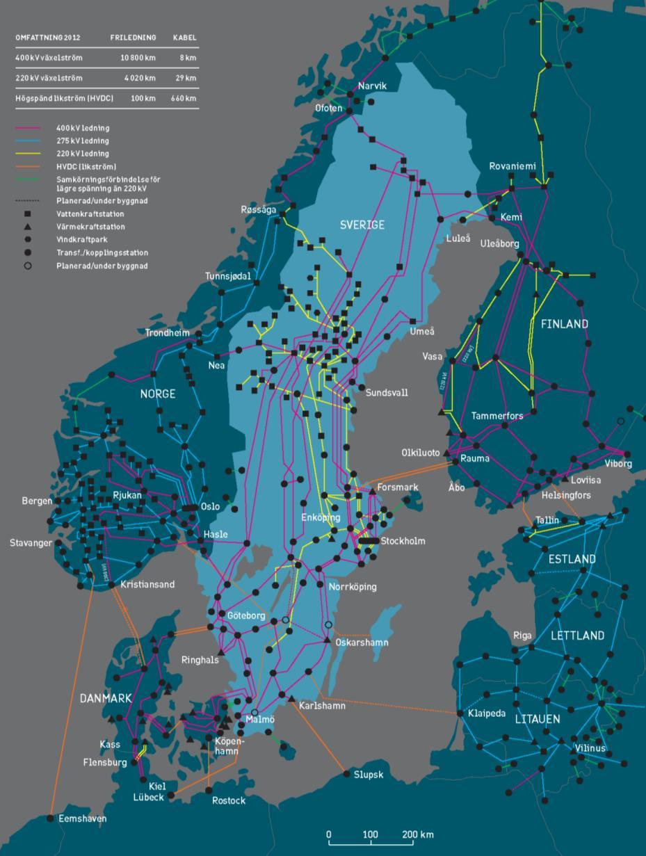 9 (20) Distribution Elektrifieringen av Sverige började tidigt och redan i slutet av 1800-talet fick vissa städer elektrisk belysning.