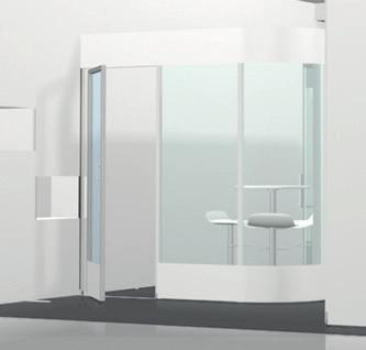Mötesrum Transparenta paneler känns mindre instängt