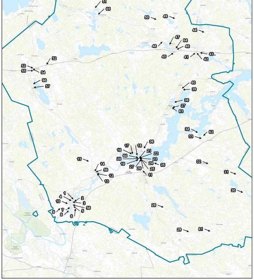 Esimerkkejä maisematuotteista