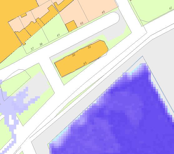 Skulle det komma ett 20-års regn och havnivån däremot ha stigit till 2,5 meter så skulle Tullhuset påverkas avsevärt mer.