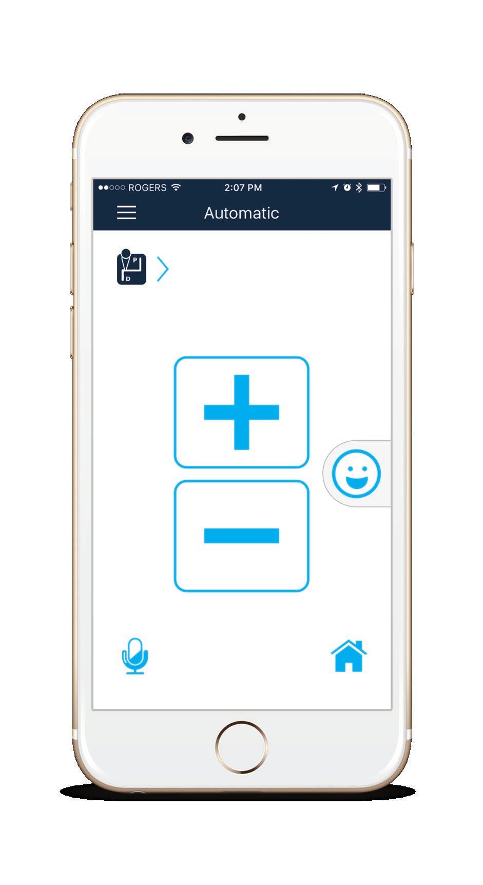 ucontrol 2.0 app bekvämlighet Använd en praktisk mobilapp för att utöka hörselupplevelsen och för att återge feedback på hörapparatens prestanda.