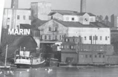 Torpedstationen HMS Otto blev förebild för Aquavillor D e, som tjänstgjorde på Märsgarn och Gålö för femtio år sedan, såg säkert det bruna komplexet, som låg vid Stora Stenholmen.