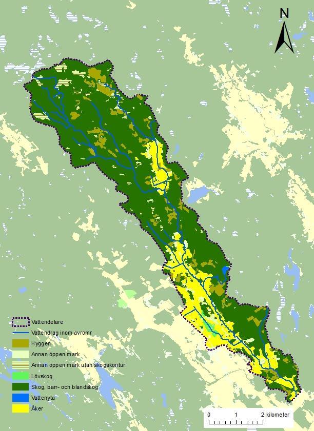 Andel (%) Andel (%) Andel (%) Andel (%) 4. Resultat och diskussion 4.1 Markanvändning i området De olika markslagen i området framgår av Figur 8.