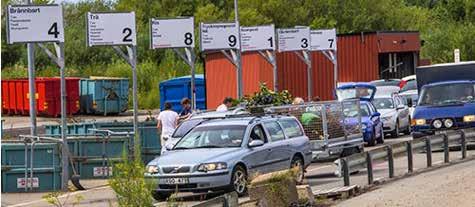 På vissa ÅVC har det gjorts försök med textilier som en separat fraktion. Plockanalyserade textilier kan således vara felsorterade eller inte beroende på förekomsten av sådan separat insamling.