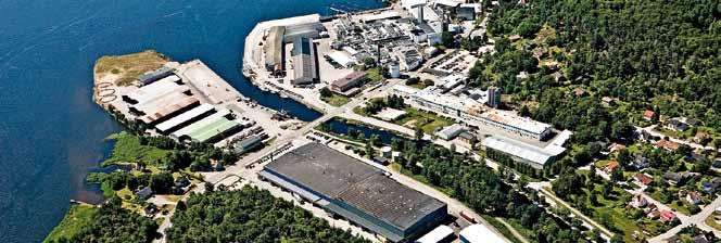Piren med Fornanäs och hamnlager Femtio år av industrihistoria AB Ronneby Industrifastigheters historia är nära sammanlänkad med kommunens industrihistoria.